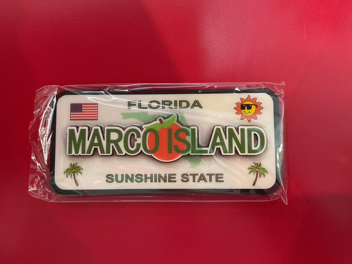 Licence Plate Magnet Marco Island