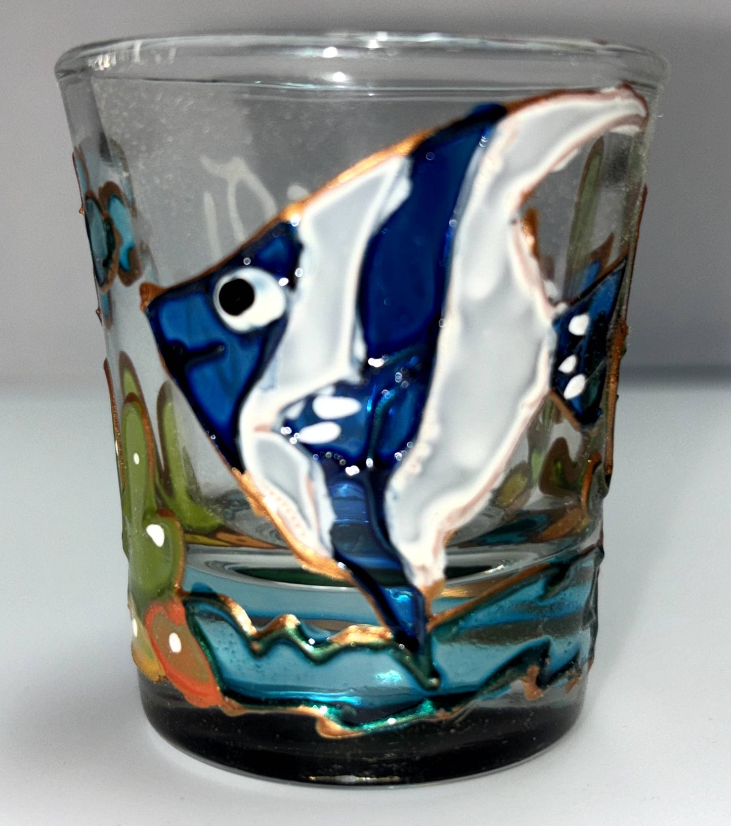 Small Hand Painted Shot Glasses