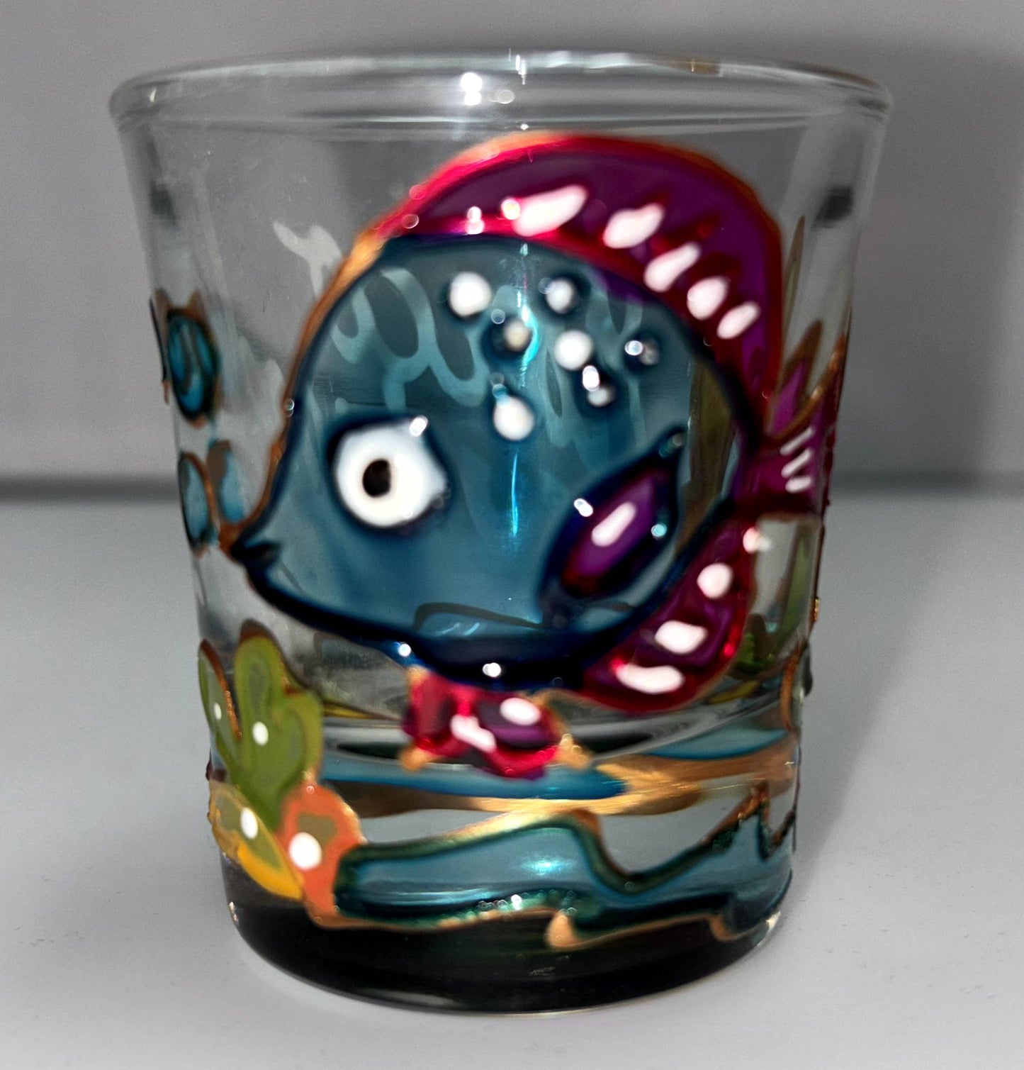 Small Hand Painted Shot Glasses