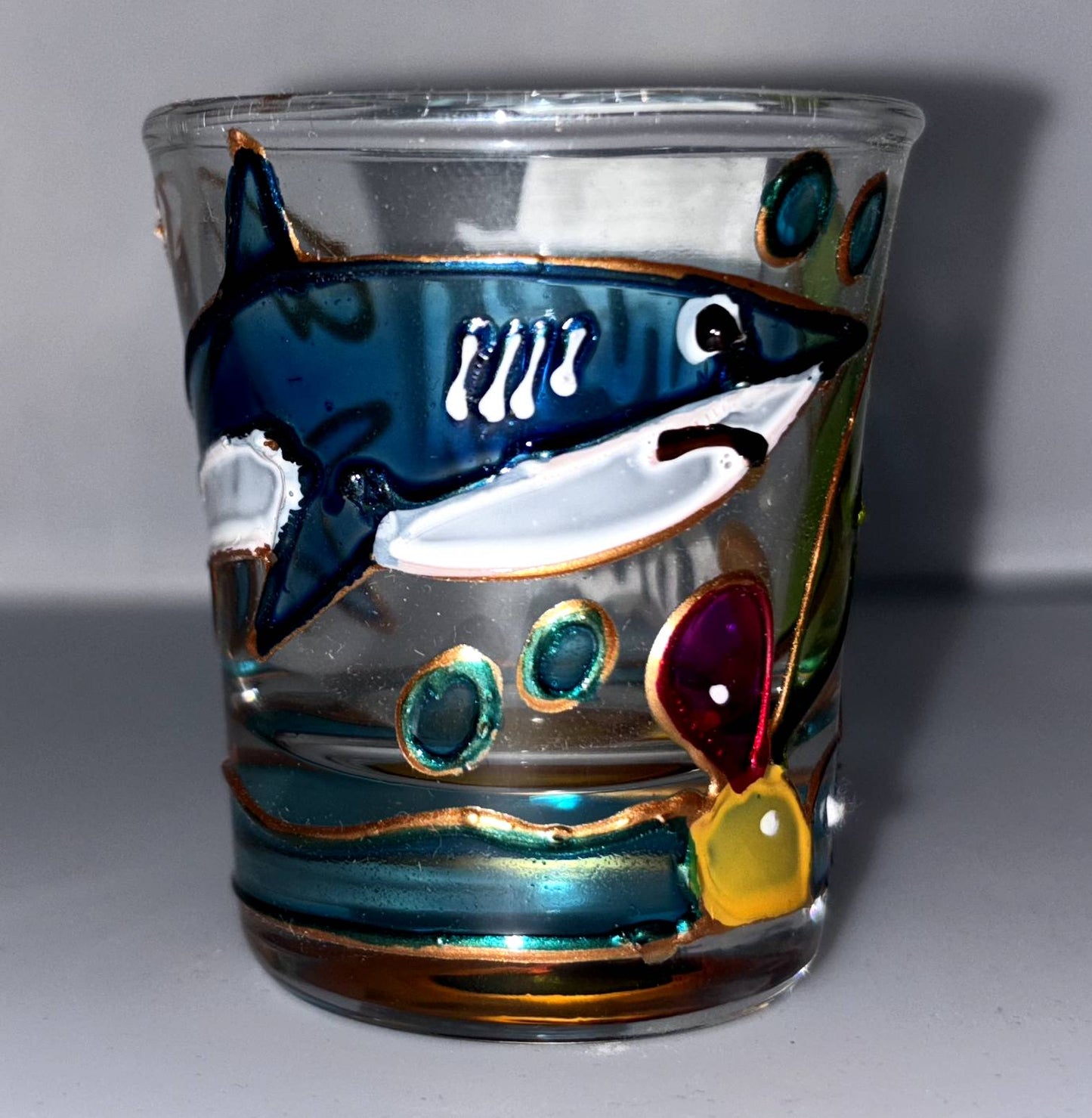 Small Hand Painted Shot Glasses