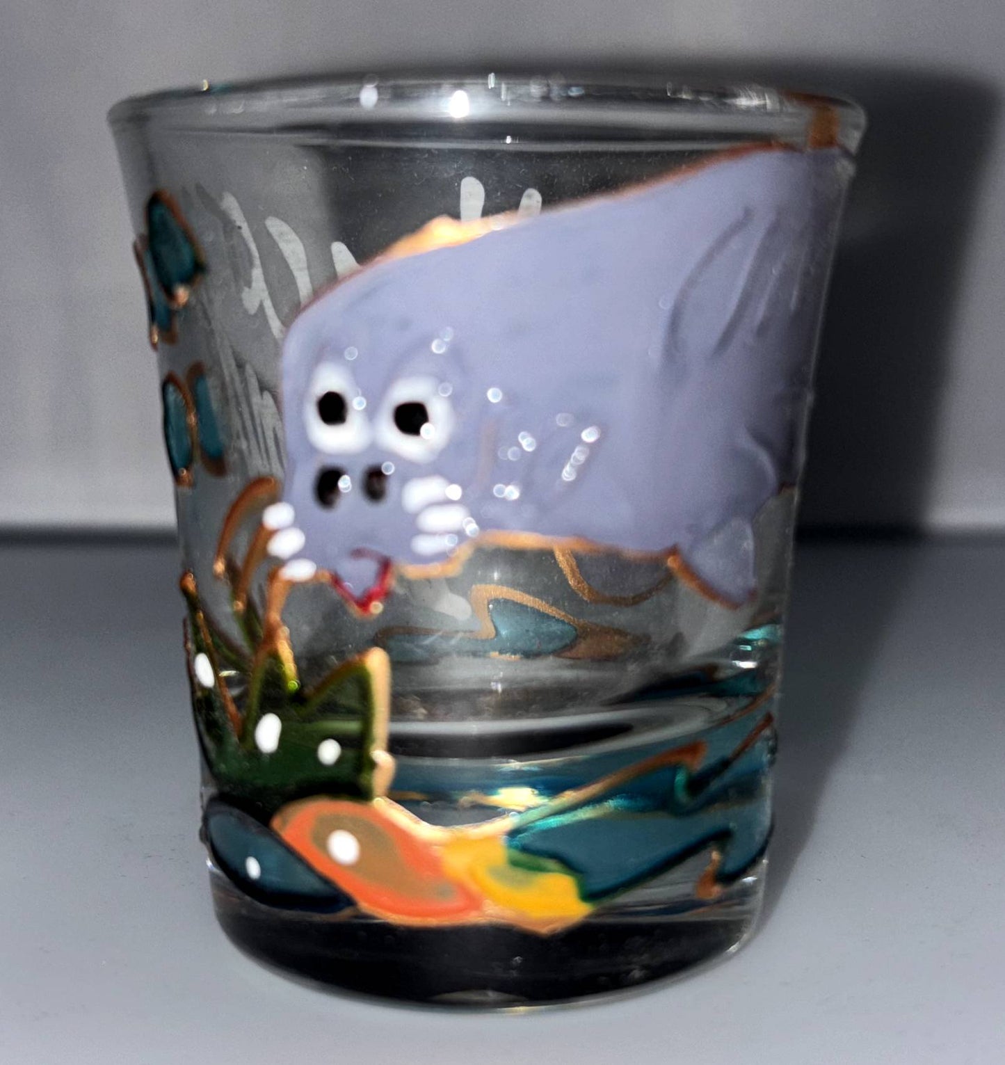 Small Hand Painted Shot Glasses