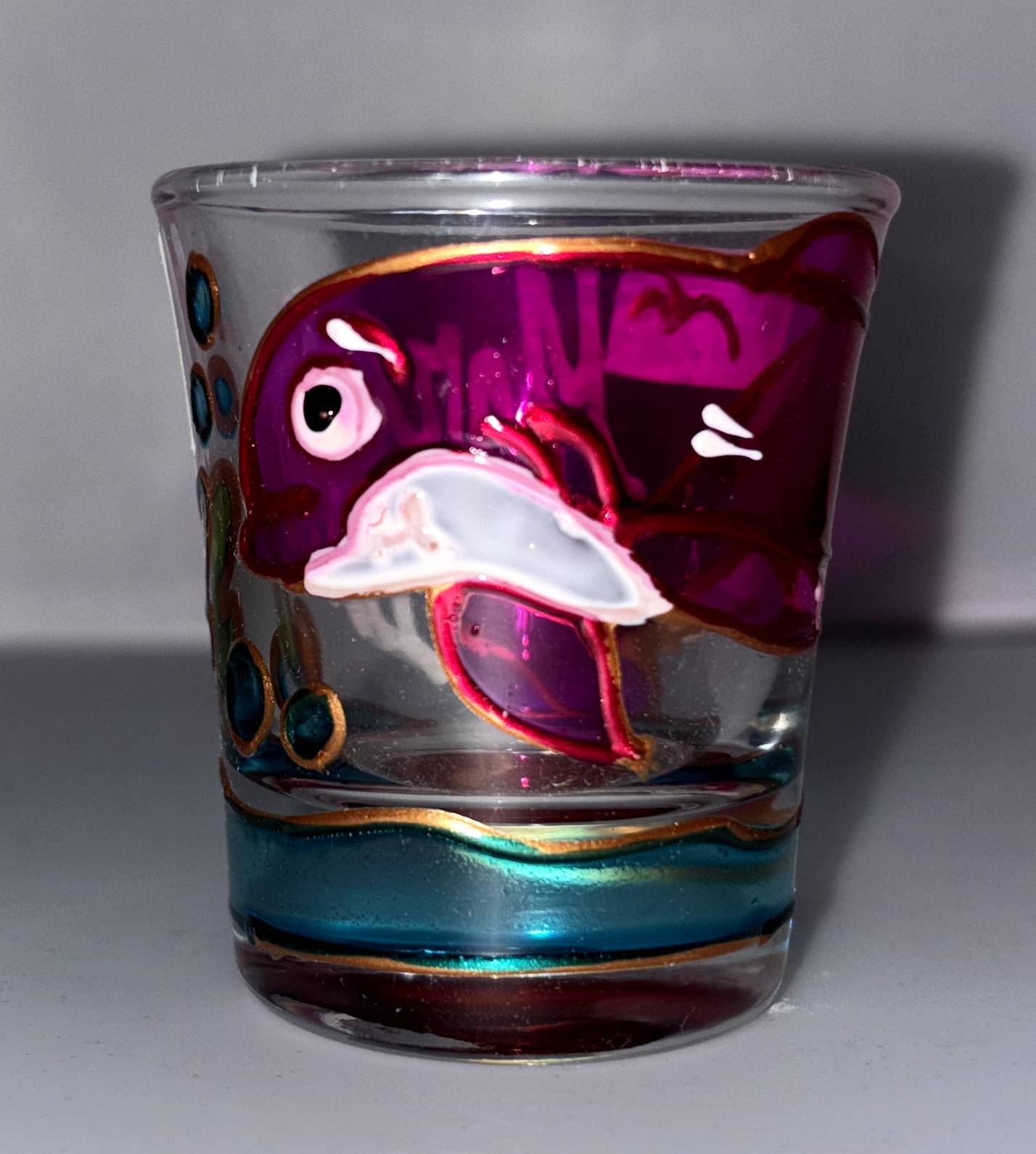 Small Hand Painted Shot Glasses