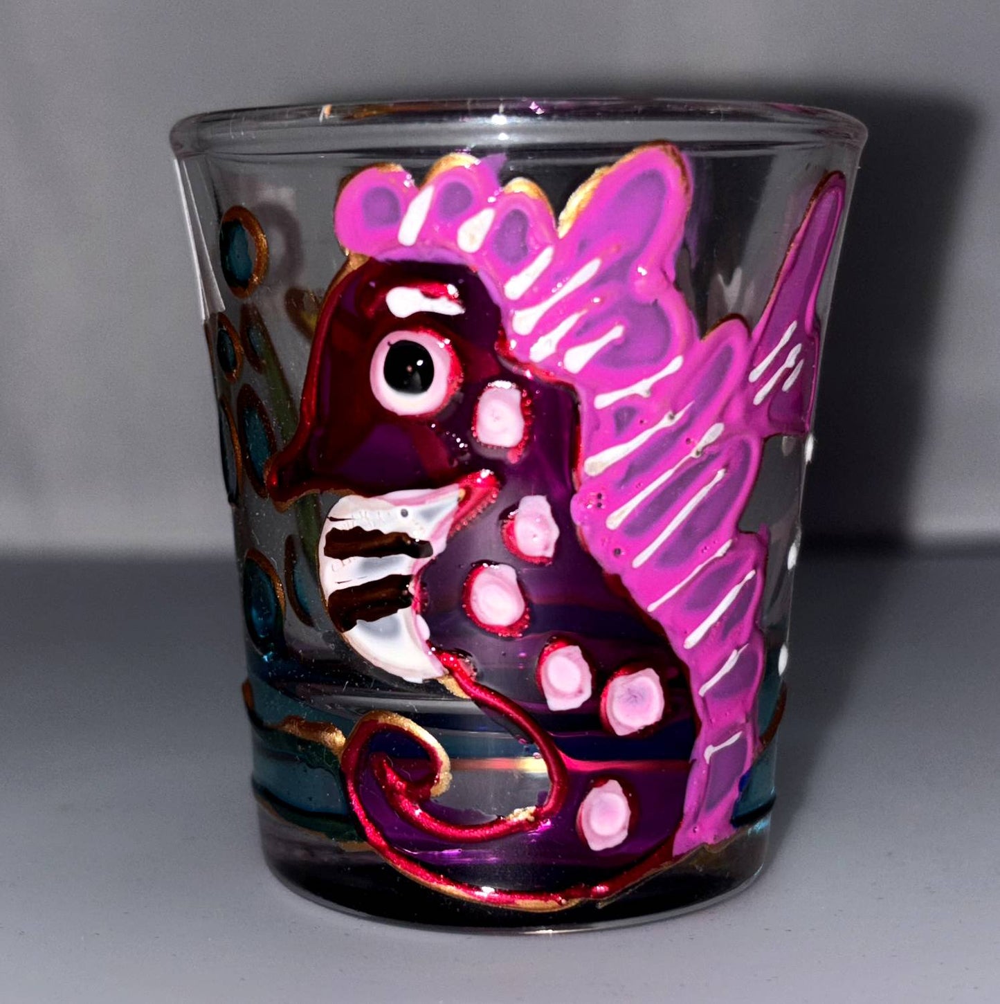 Small Hand Painted Shot Glasses