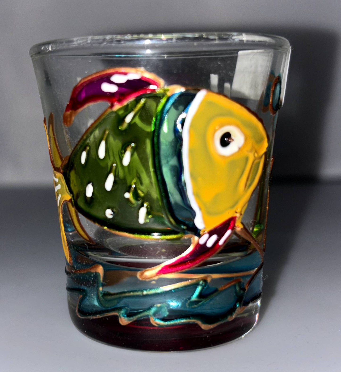 Small Hand Painted Shot Glasses