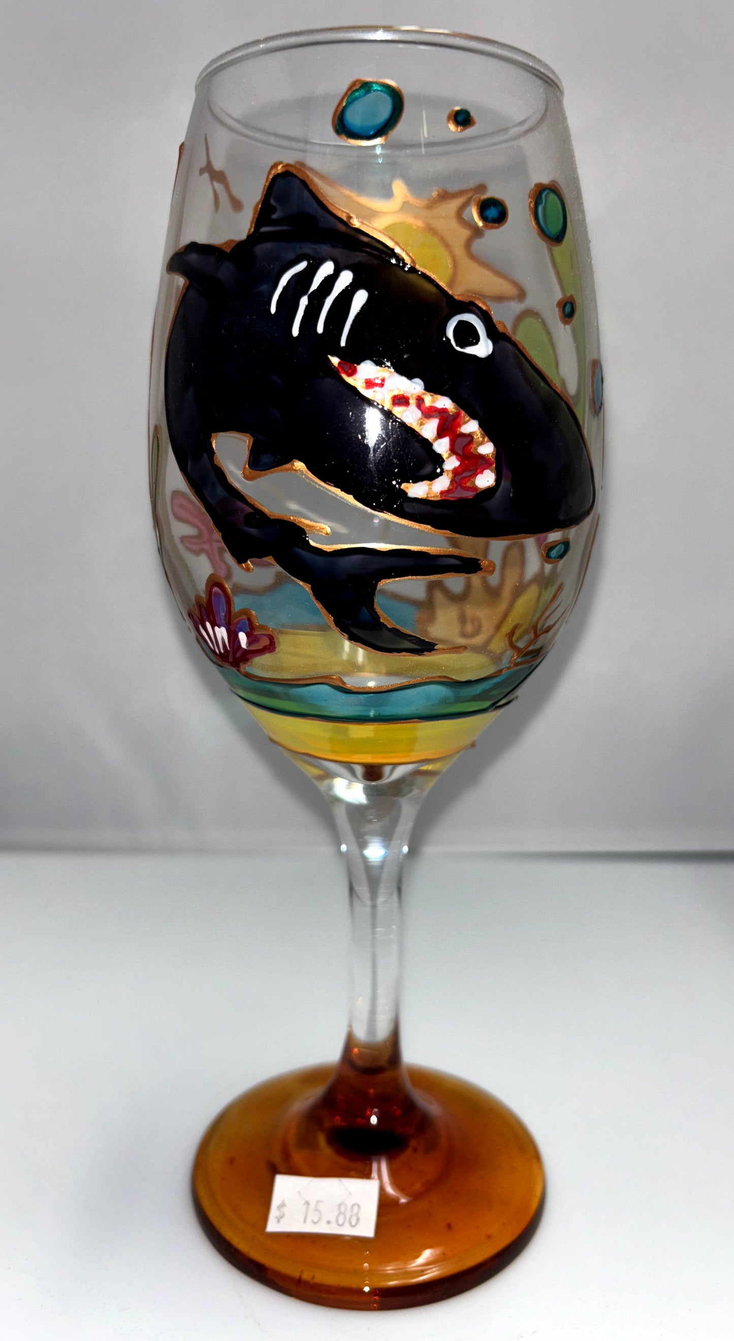 Hand Painted Wine Glasses