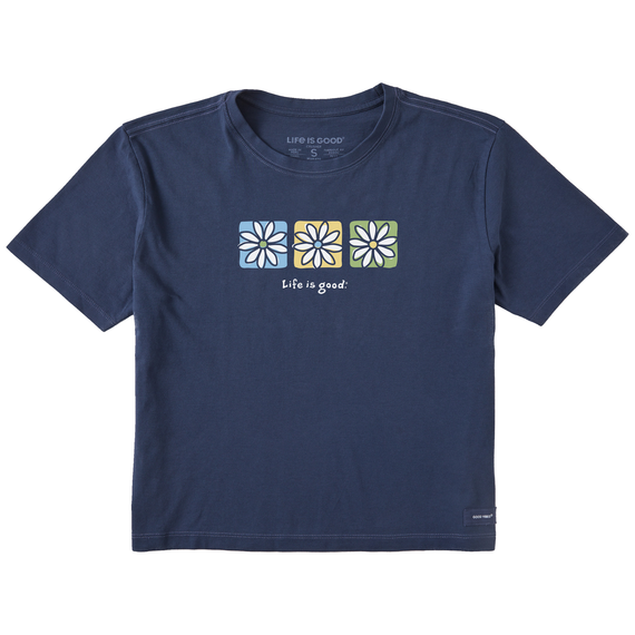 WOMEN'S CRUSHER TEE THREE BOXED DASIES