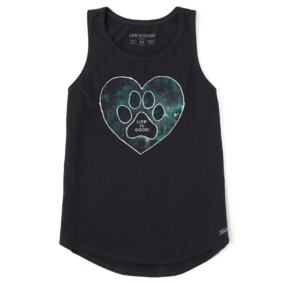 WOMEN'S TRIPPY PAW HIGH-LOW CRUSHER TANK