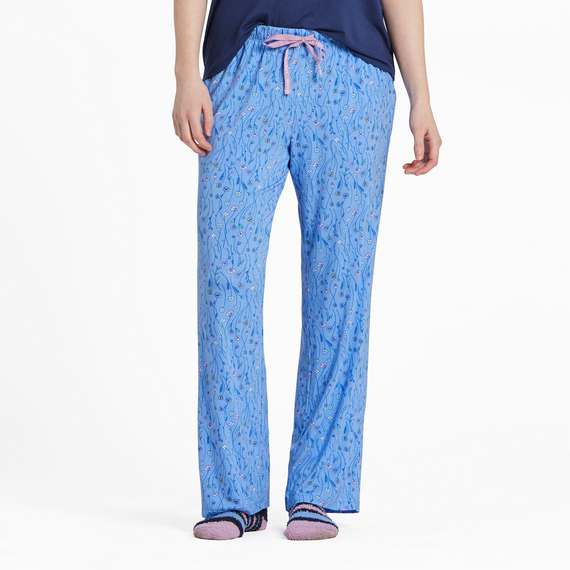 WOMEN'S WILDFLOWER SKETCH LIGHTWEIGHT PANTS