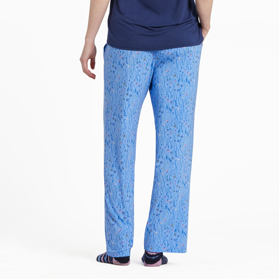 WOMEN'S WILDFLOWER SKETCH LIGHTWEIGHT PANTS