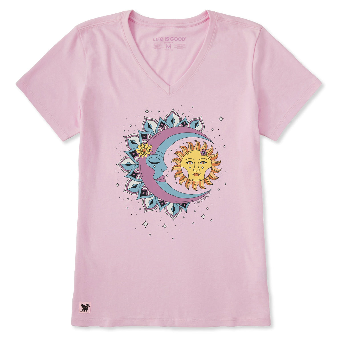 Life Is Good Women's Cosmic Chill Short Sleeve Crusher Tee