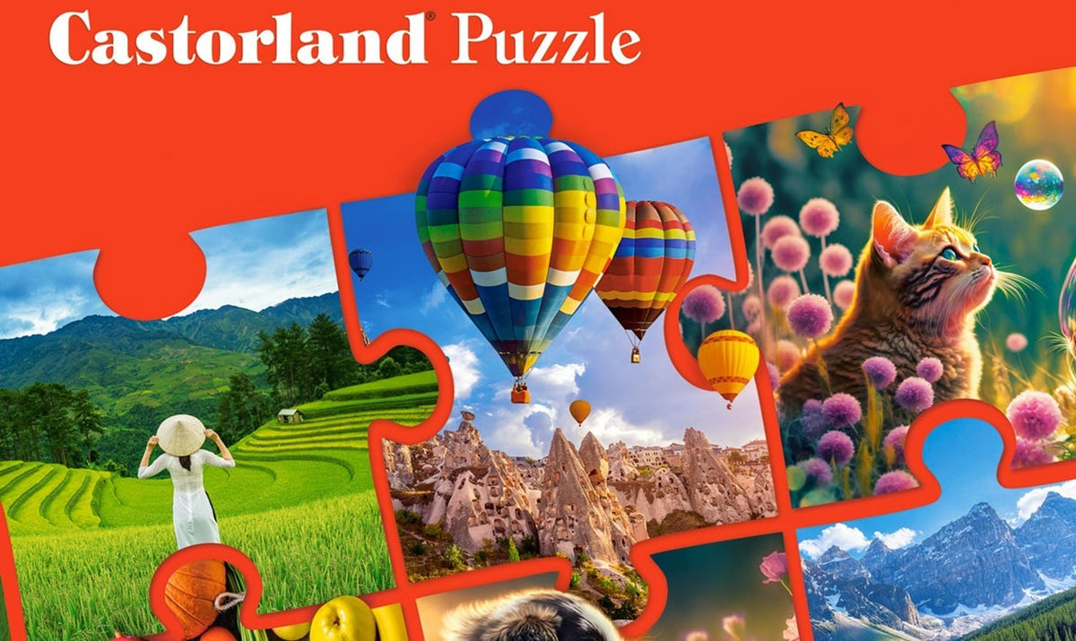 500 Piece Jigsaw Puzzle, Holidays in Seychelles, Tropical beach, Landscape puzzles, Adult Puzzle, Castorland B-53827