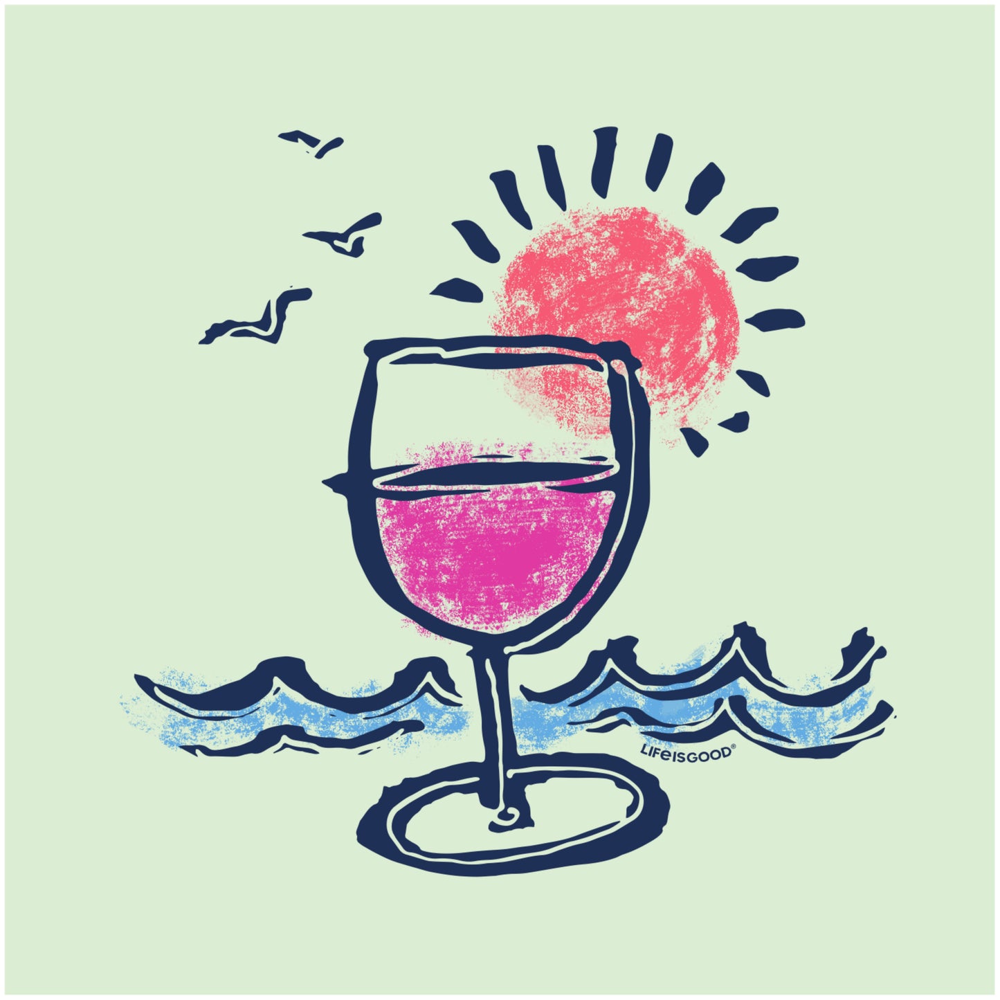 WOMEN'S VINO BEACH SHORT SLEEVE CRUSHER-V
