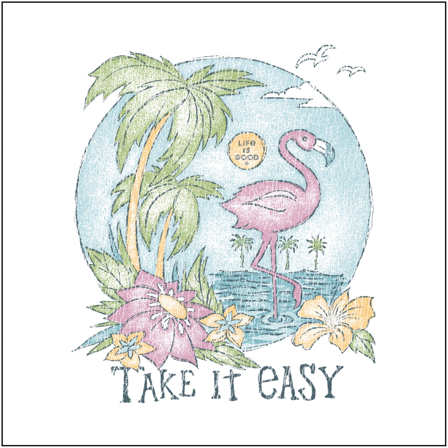 WOMEN'S DREAMY TAKE IT EASY FLAMINGO CRUSHER
