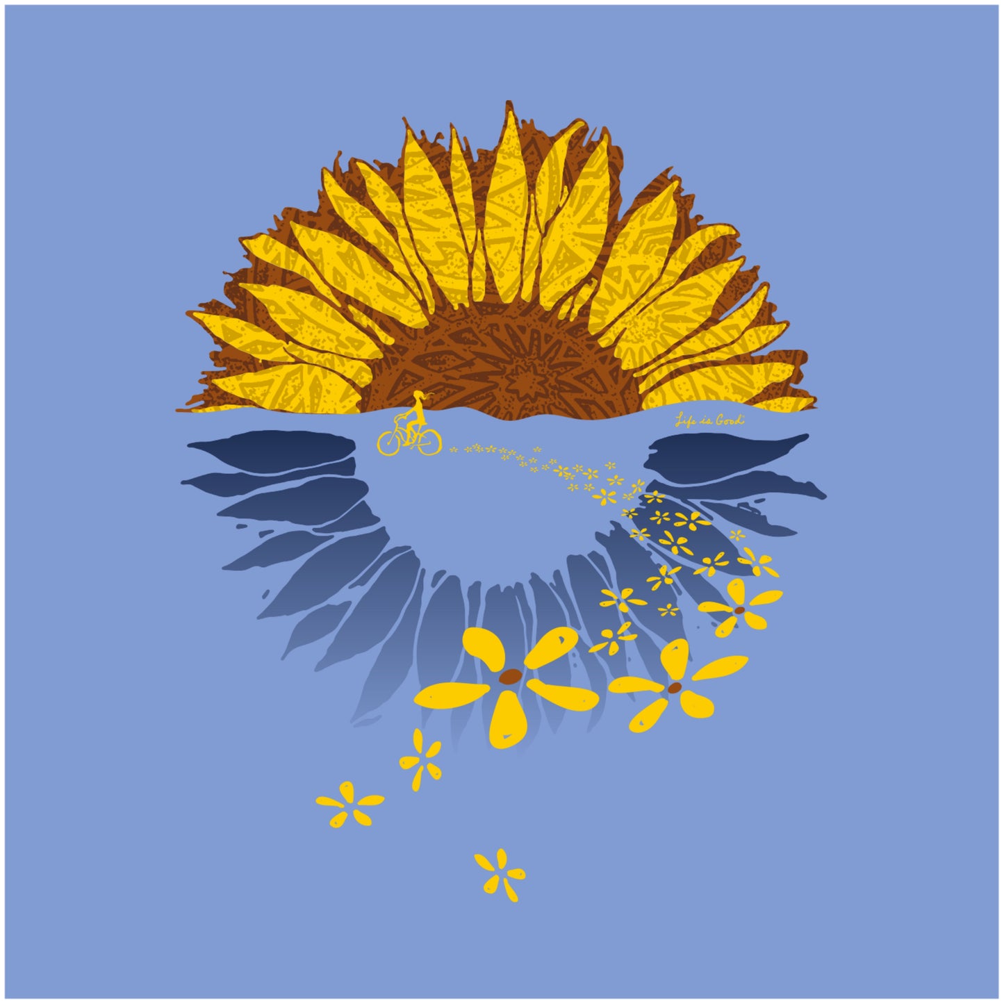 WOMEN'S MACRO-MICRO SUNFLOWER BIKE RIDE