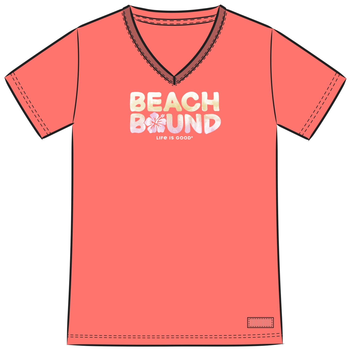 WOMEN'S WORDSMITH BEACH BOUND HIBISCUS