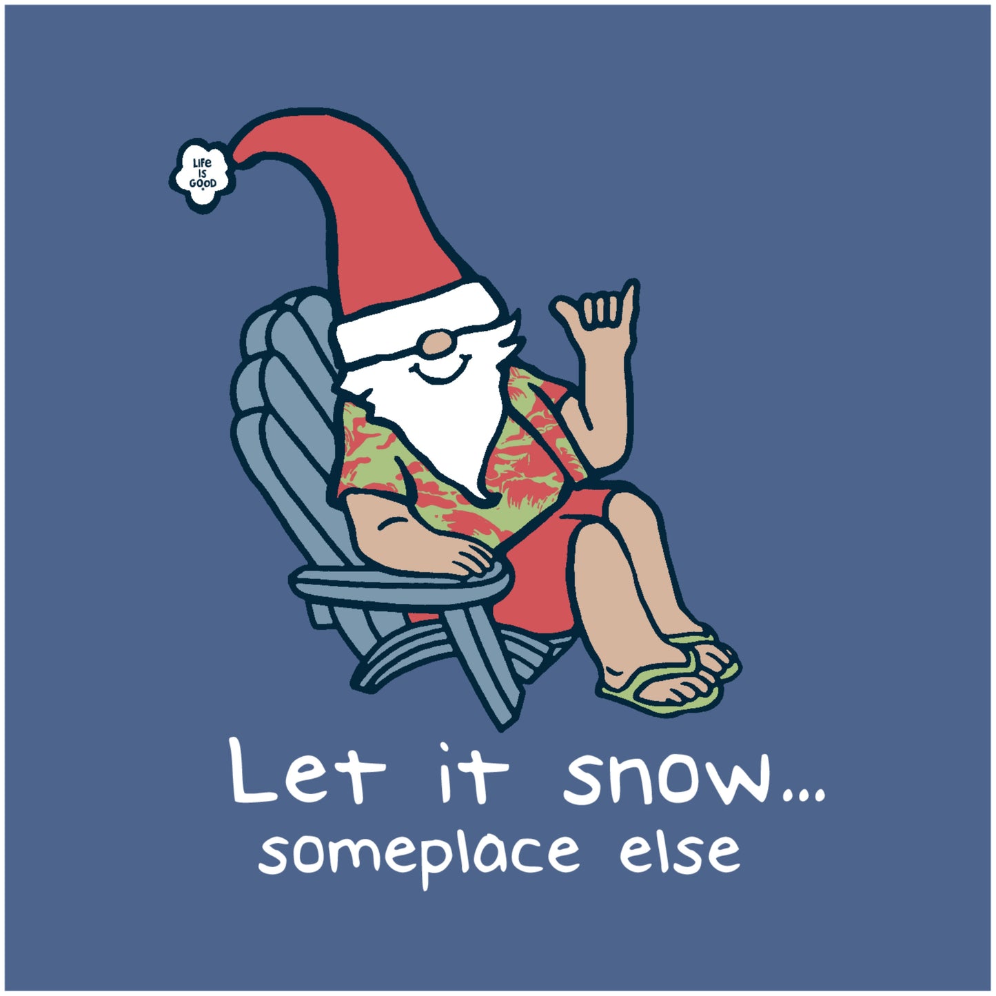 MEN'S GNOME GREEN CHRISTMAS CRUSHER-LIT