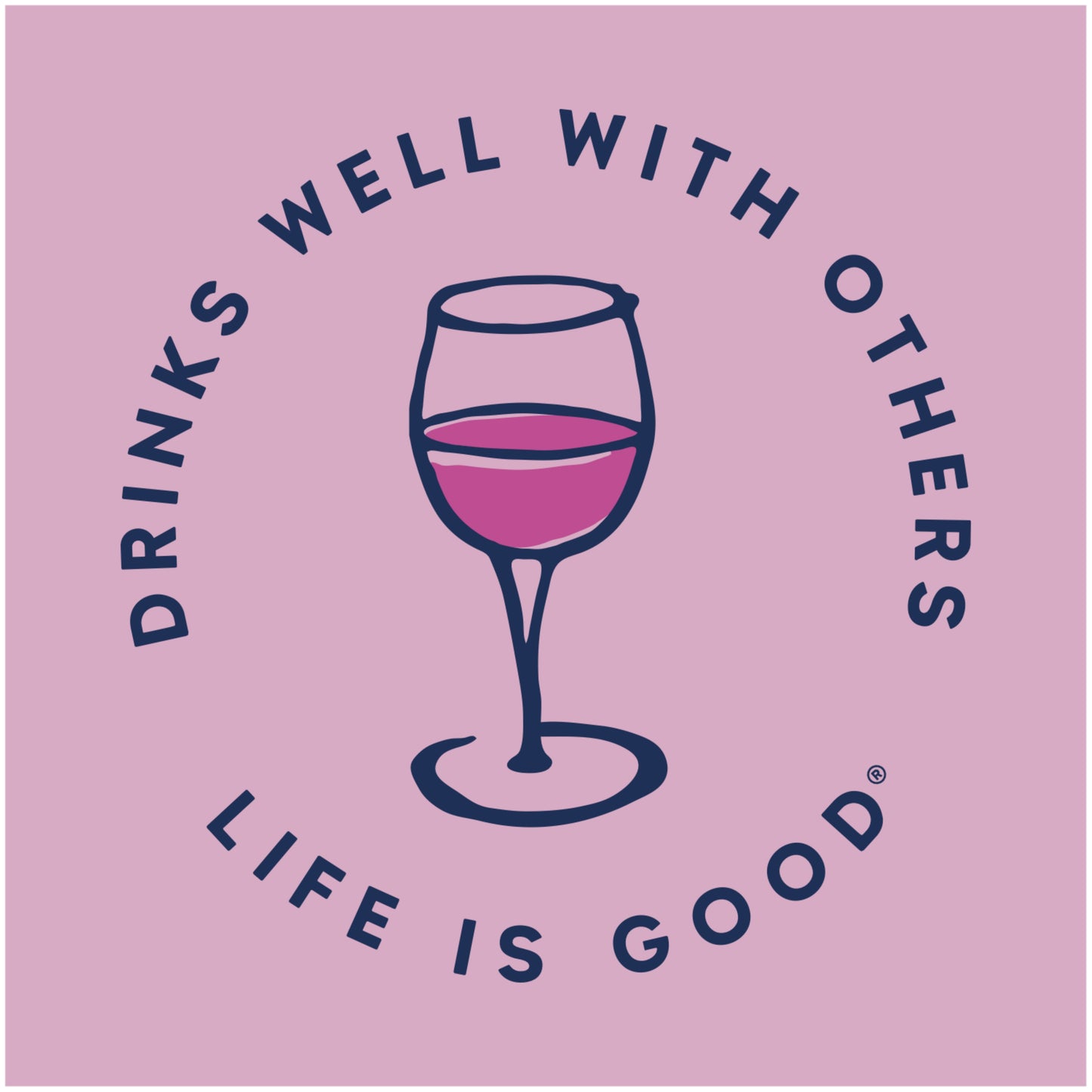 WOMEN'S DRINKS WELL WITH OTHERS WINE LONG