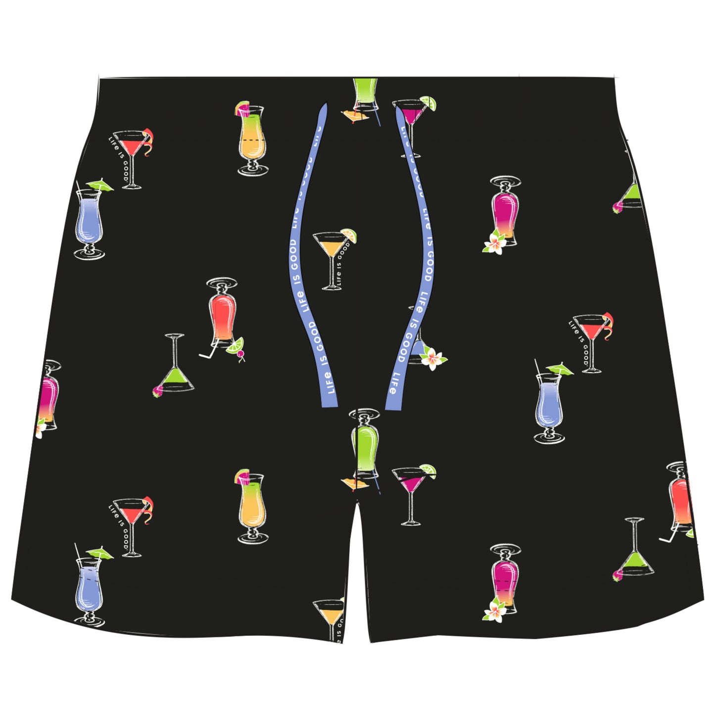 WOMEN'S MARTINI AND COCKTAIL PATTERN SLEEP SHORTS