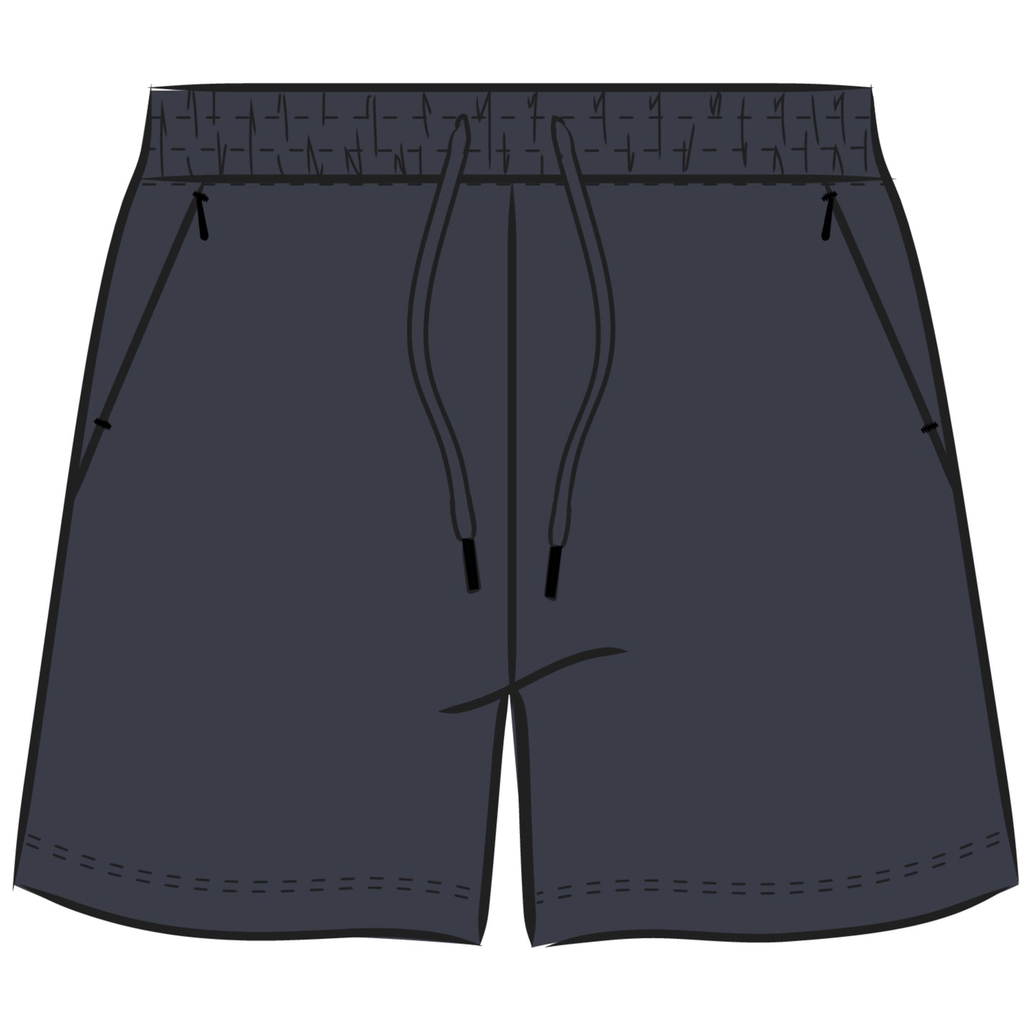 WOMEN'S SOLID EVERYDAY SHORTS BLUE