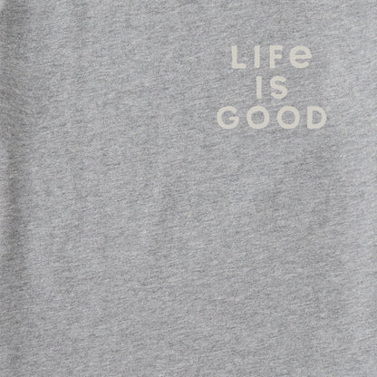 Men's Diversified Port Fish Short Sleeve Crusher Tee - Heather Gray
