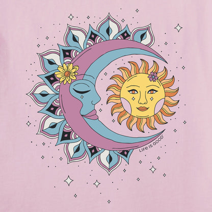 Women's Cosmic Chill Short Sleeve Crusher Vee - Seashell Pink