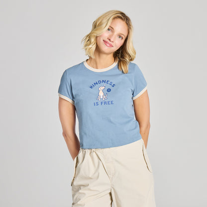 Women's Kindness Pup Crusher-LITE Shrunken Tee