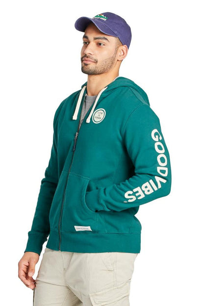 MEN'S SIMPLY TRUE ZIP HOODIE GOOD VIBES LIG COIN