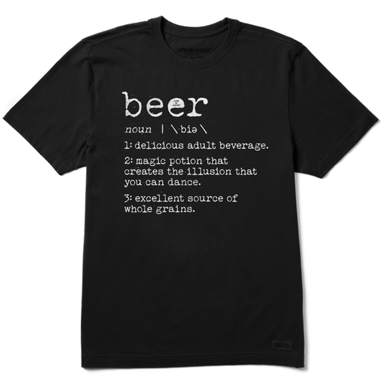 MEN'S CRUSHER TEE BEER DEFINED BLACK