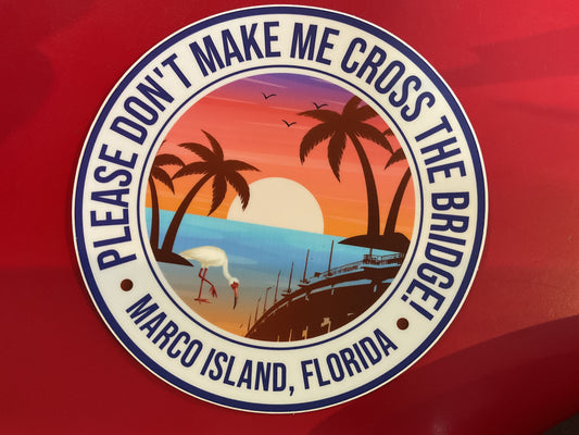 Sticker Marco Don’t Take me Over the Bridge