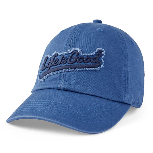 BALLYARD SCRIPT ANGLED TATTERED CHILL CAP