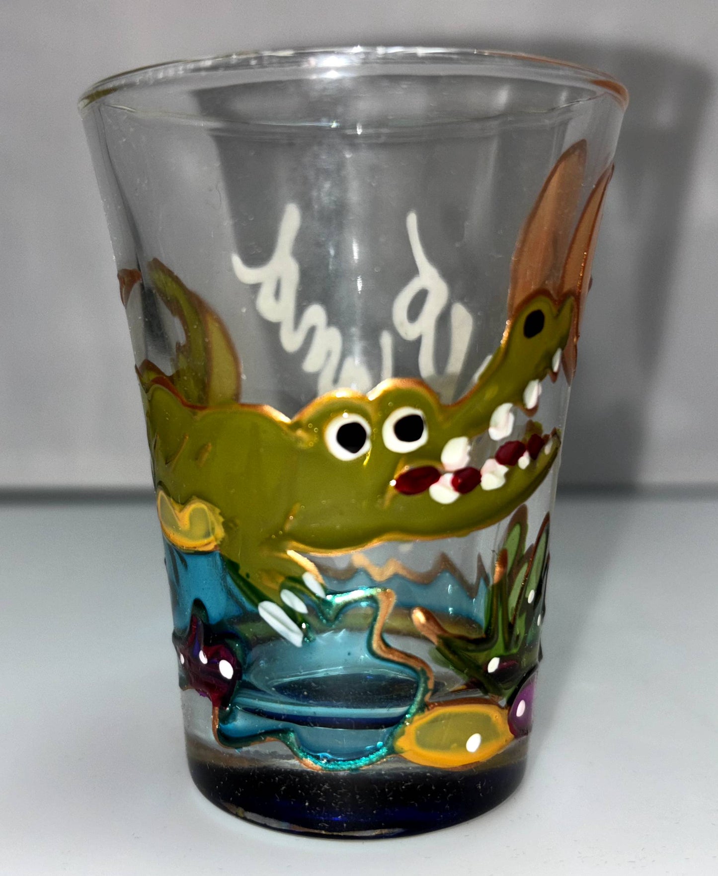 Large Hand Painted Shot Glasses