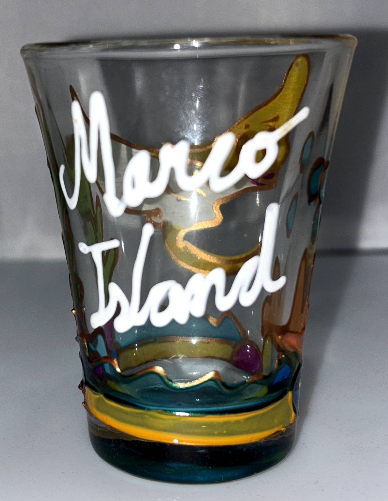 Large Hand Painted Shot Glasses