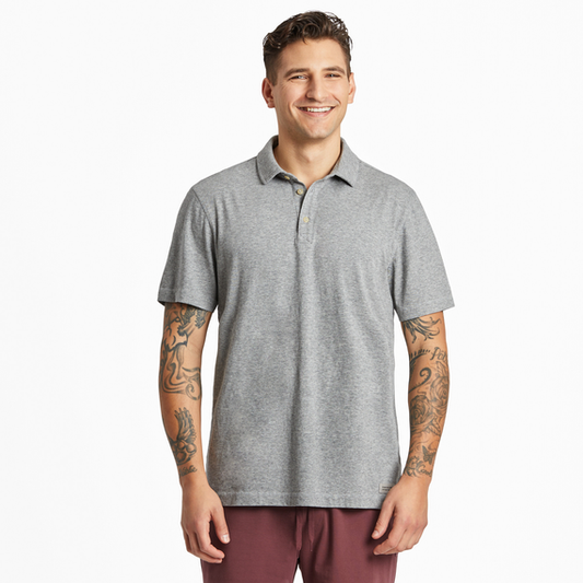 MEN'S SOLID CRUSHER-LITE POLO GREY