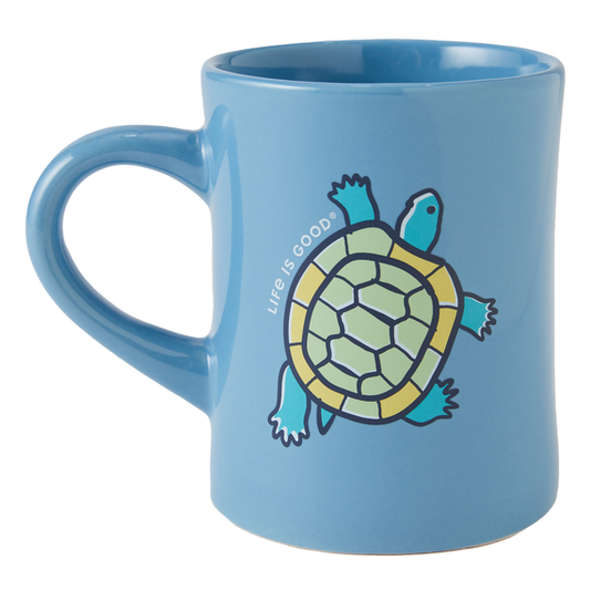 DINER MUG PEACE TURTLES