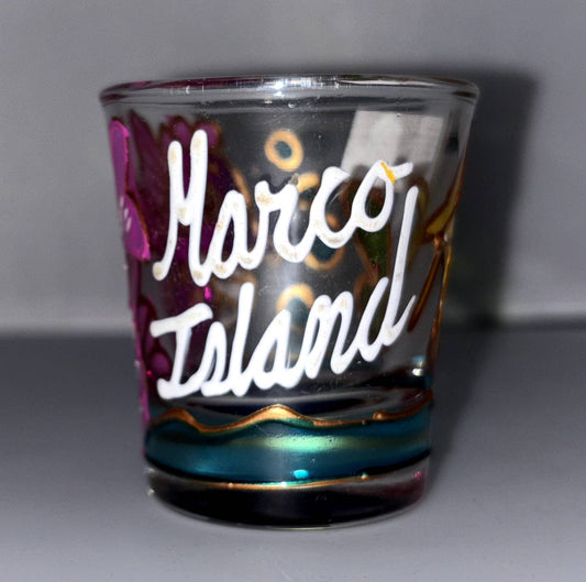 Small Hand Painted Shot Glasses