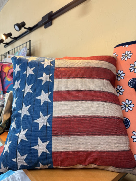 American Flag Pillow