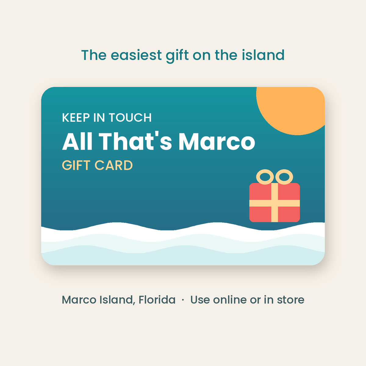 Keep In Touch Gift Card