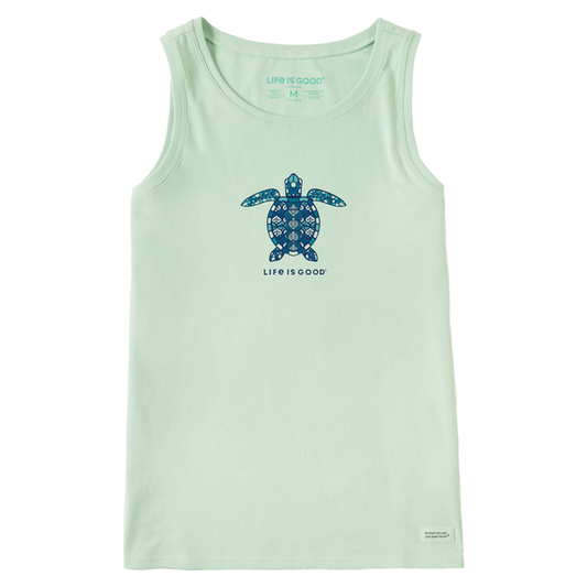 WOMEN'S TURTLE MANDALA CRUSHER TANK