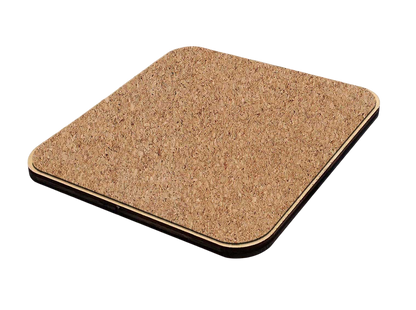 Beach Coastal Wooden Cork Coasters Gift Set of 4 by Nature Wonders - Coastal Sea-Life Decor - 95226C-S4