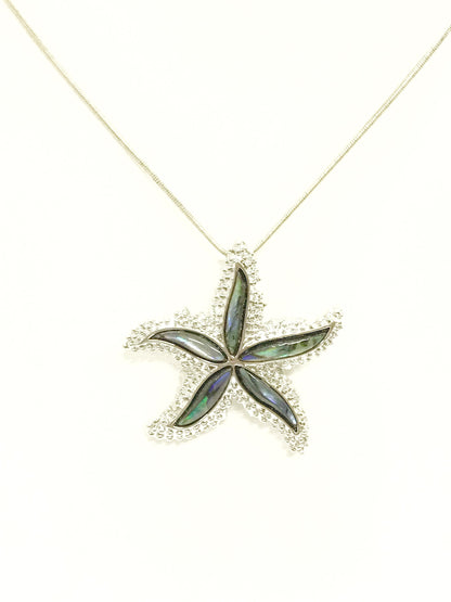 Starfish Pendant Necklace, Beach Lover Gift, Starfish Necklace, Beach Jewelry, Starfish Jewelry, Shell Pendant, Beach Style, Wife Jewelry