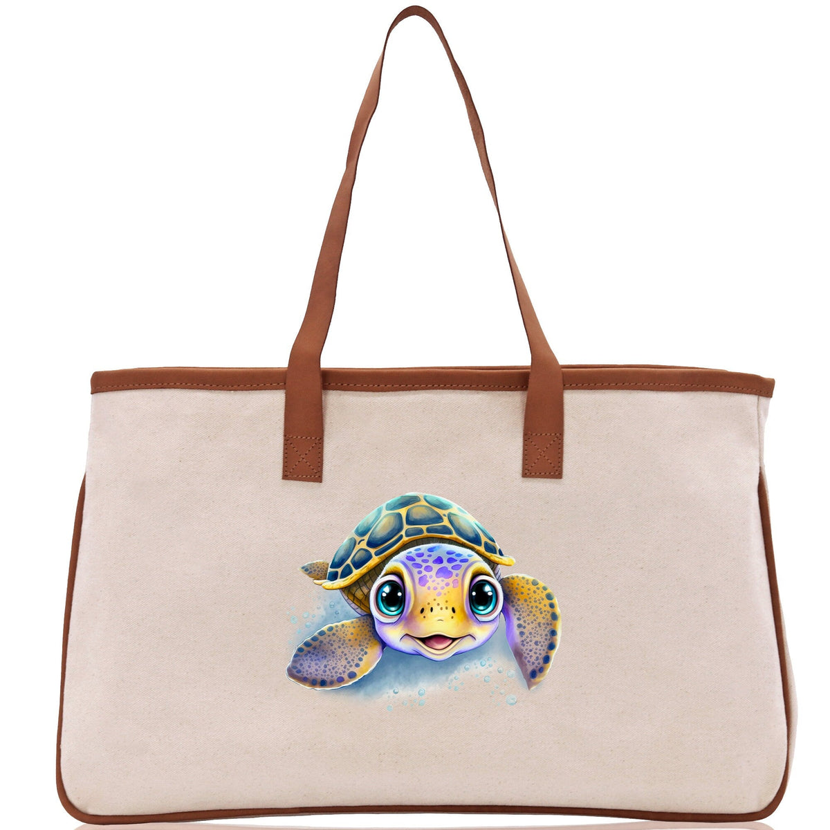 Sea Turtle Canvas Tote Bag