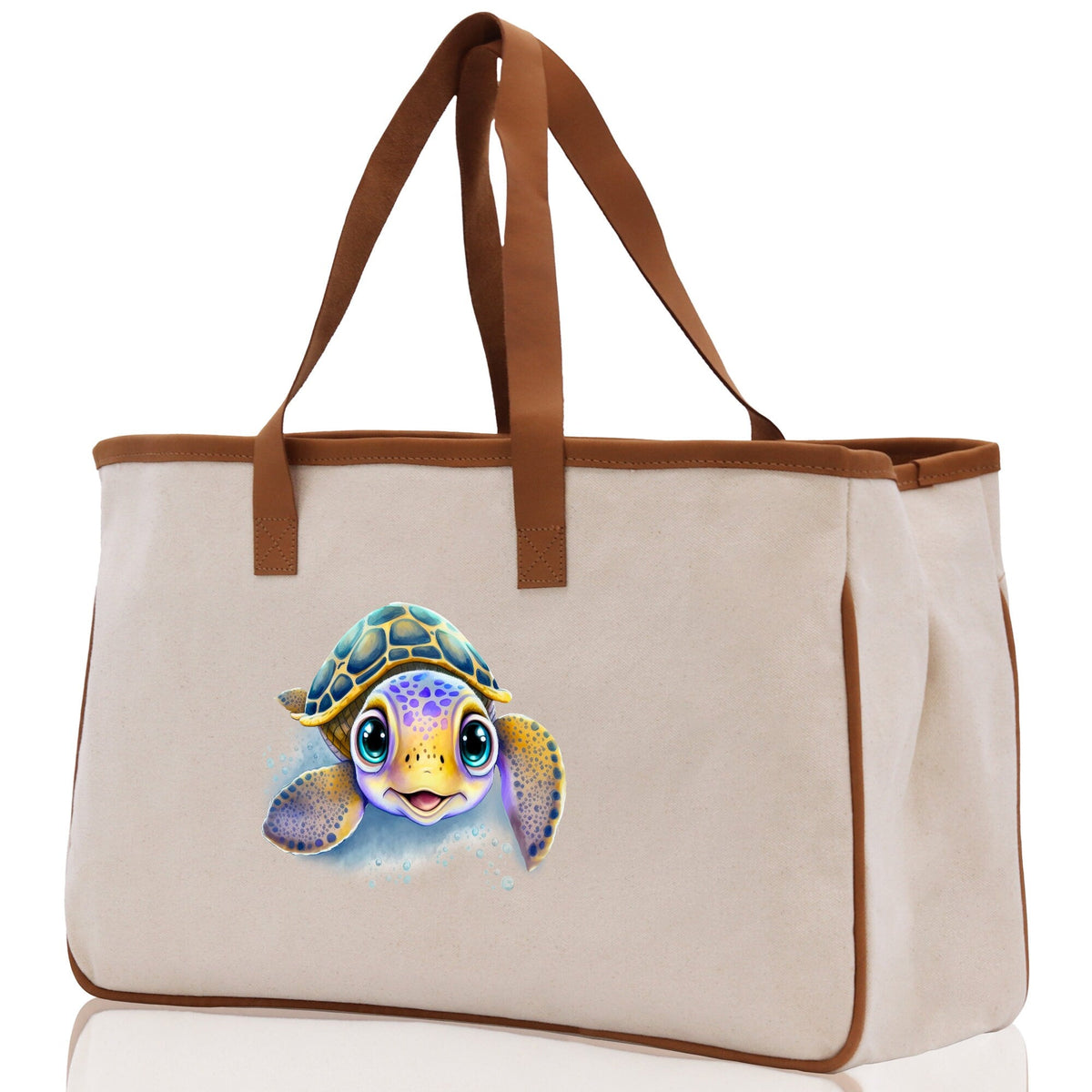 Sea Turtle Canvas Tote Bag