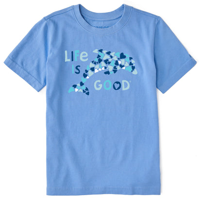 KID'S CRUSHER TEE DOLPHIN HEARTS