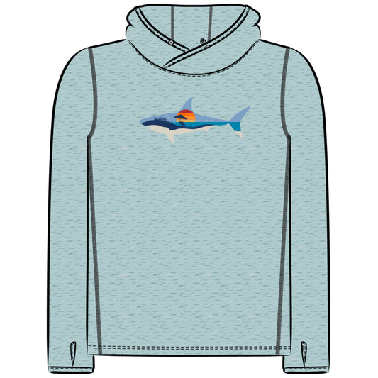 MEN'S ACTIVEWEAR HOODIE SHARKSCAPE LONG SLEEVE