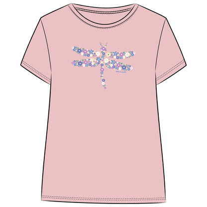 WOMEN'S DRAGONFLY FLOWERS LIGHTWEIGHT SLEEPWEAR