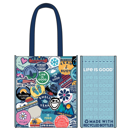 ADULT UNISEX STICKER PATTERN THE GOOD TOTE