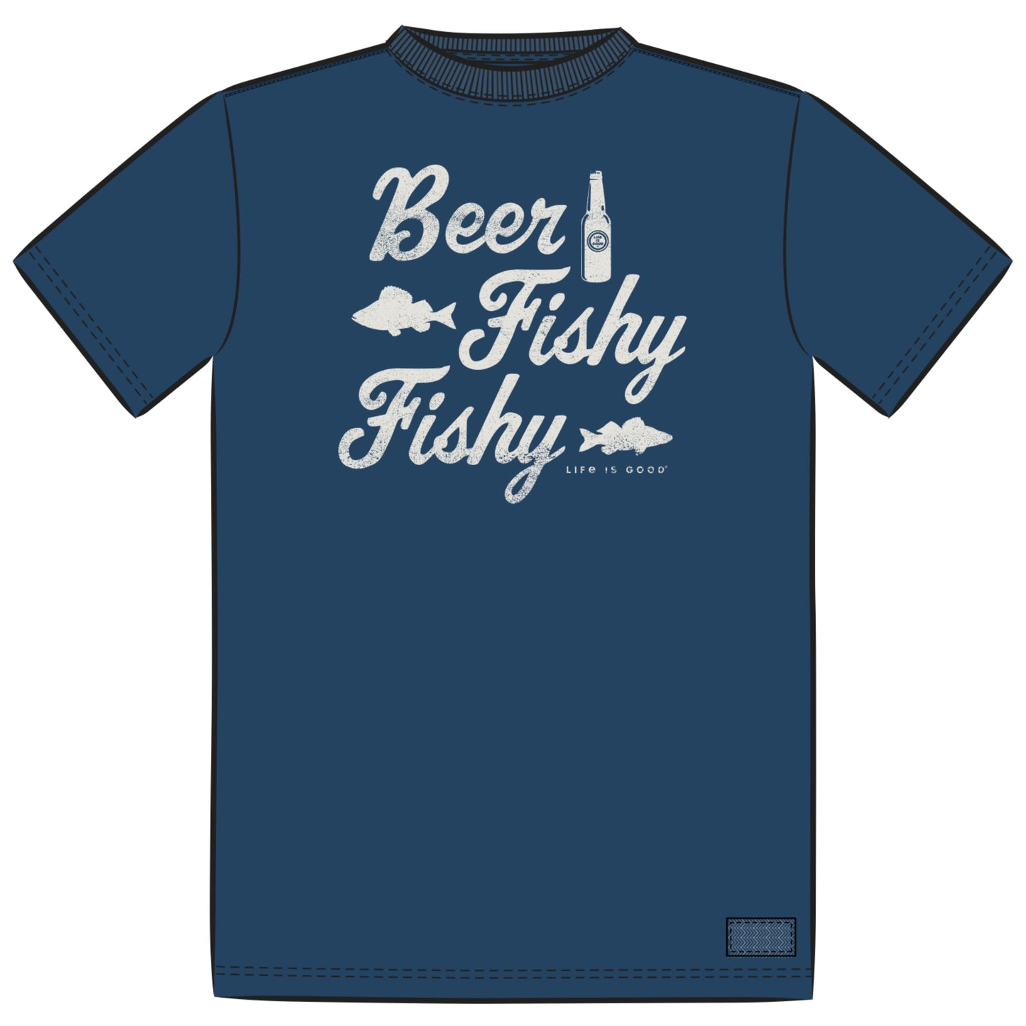 MEN'S BEER FISHY FISHY SHORT SLEEVE CRUS