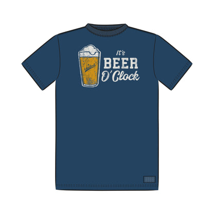 MEN'S IT'S BEER O'CLOCK SHORT SLEEVE CRU