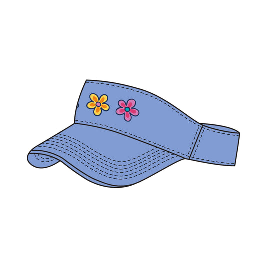 THREE DAISIES CHILL CAP VISOR