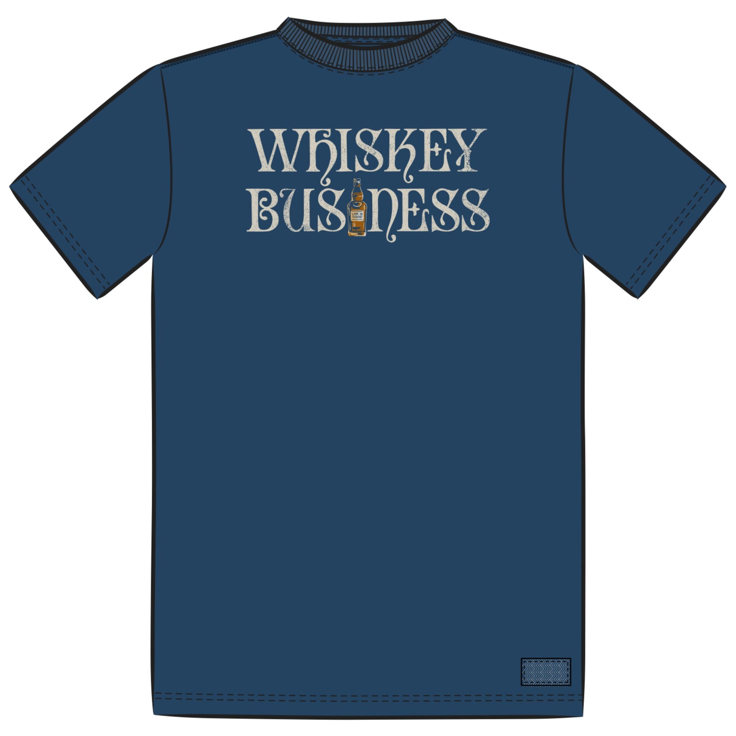 MEN'S WHISKEY BUSINESS BOTTLE CRUSHER T